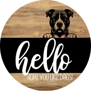 Dog Door Hanger, Hello Brought Treats Door Hanger, DCO-01975-DH, 18